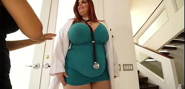  Busty BBW Doctor Sashaa Juggs Makes House Calls